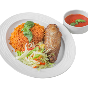 Jollof Rice with Turkey
