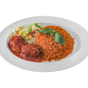 Jollof Rice with Beef
